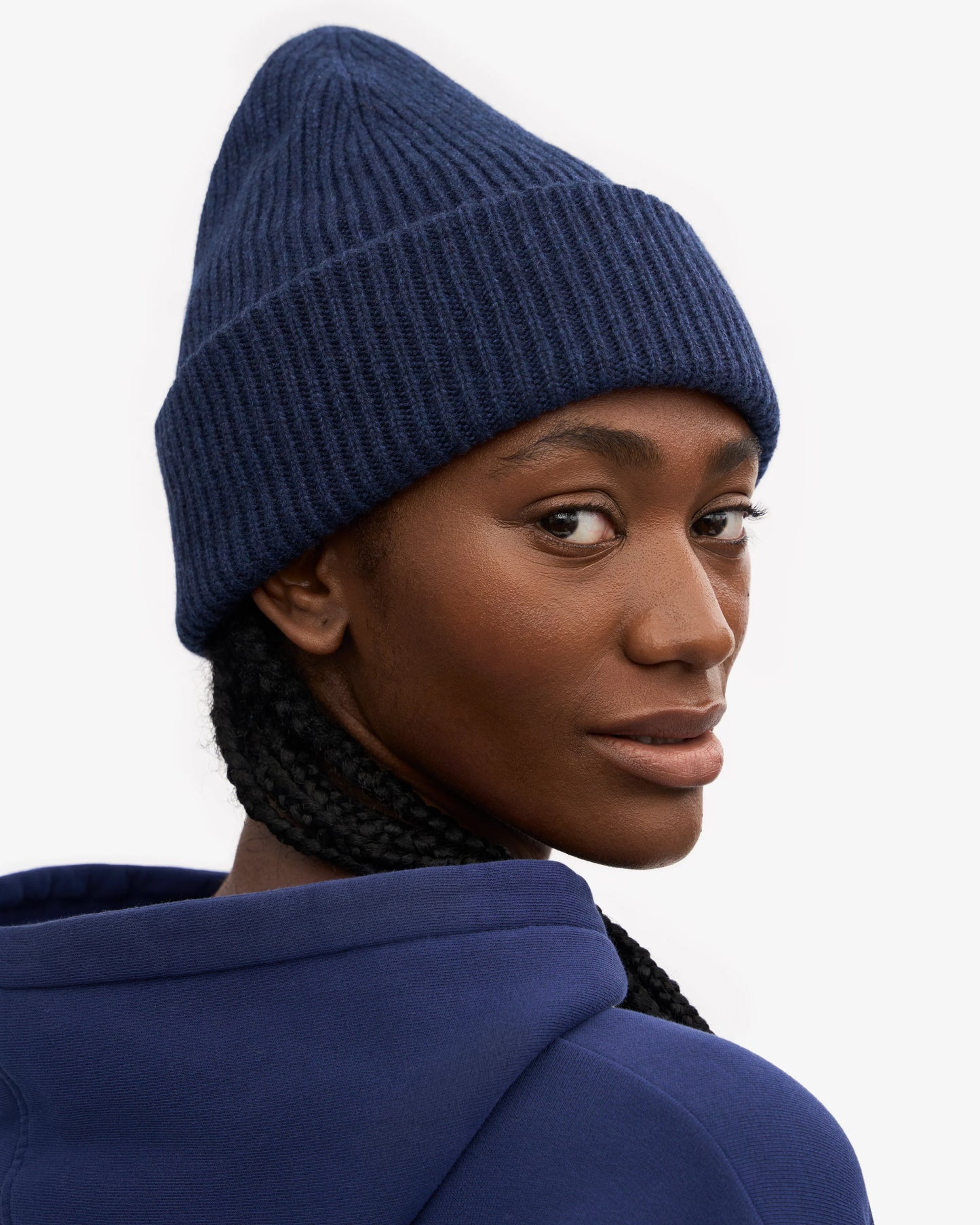 COLORFUL STANDARD MERINO WOLLE MÜTZE MARINE BLUE
