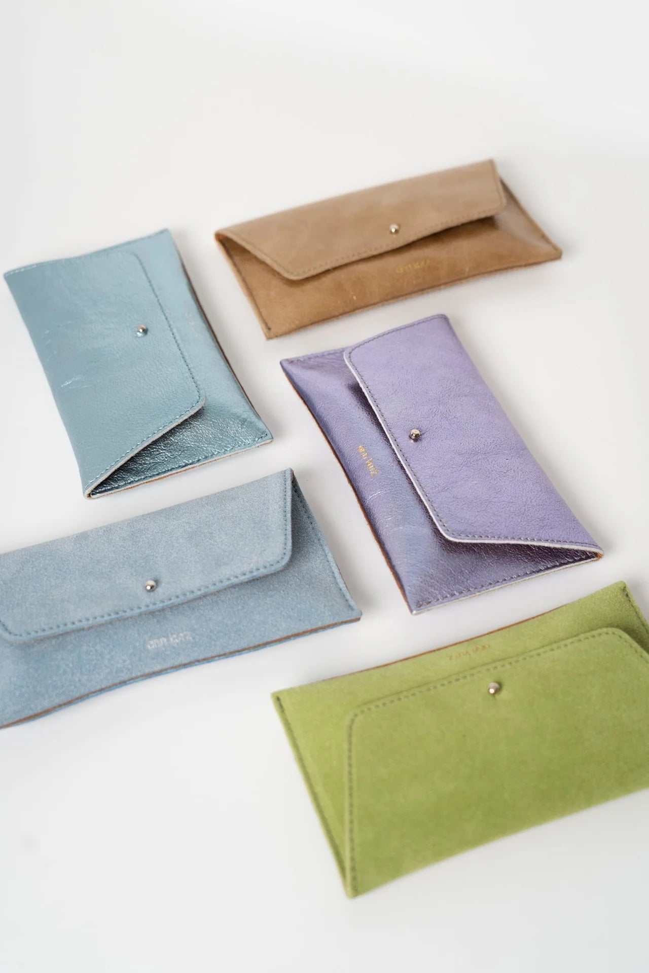 GELDBEUTEL MINI ENVELOPE - METALLIC LAVANTA