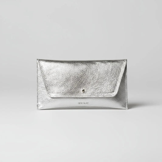 GELDBEUTEL MINI ENVELOPE - METALLLIC PLATIN