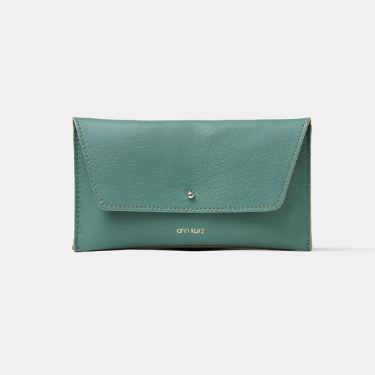 GELDBEUTEL MINI ENVELOPE - NAPPA MENTA