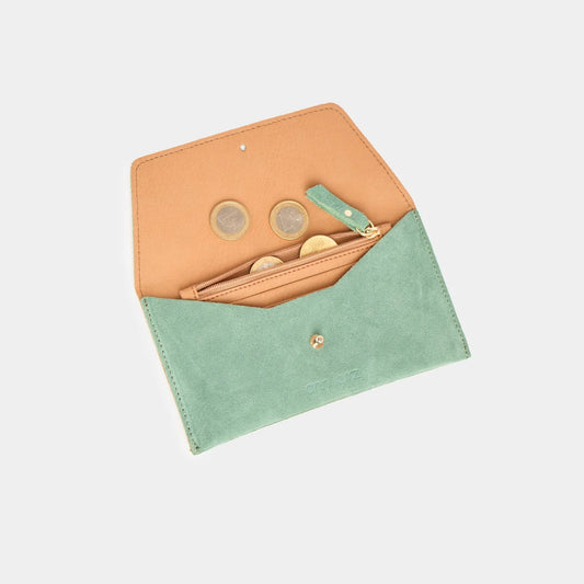 GELDBEUTEL MINI ENVELOPE - NAPPA MENTA