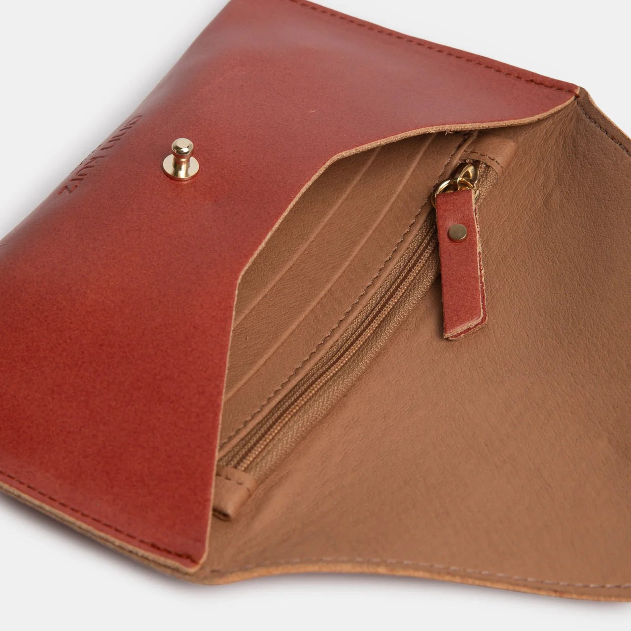 GELDBEUTEL MINI ENVELOPE - SUEDE CARAMELO