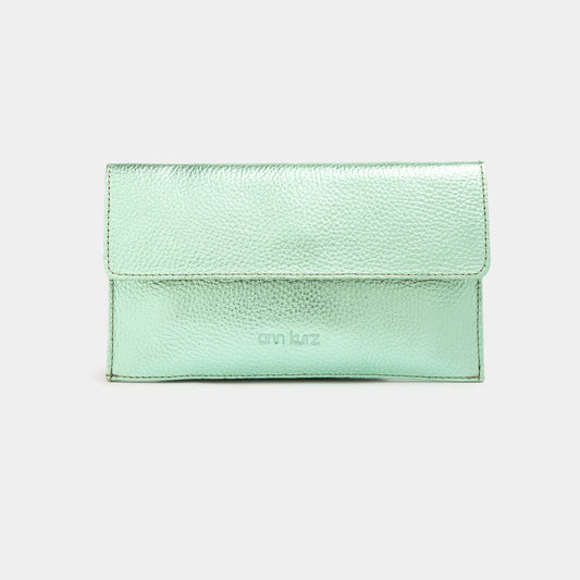 TASCHE MINI THIN CLUTCH - METALLIC PROVENCE