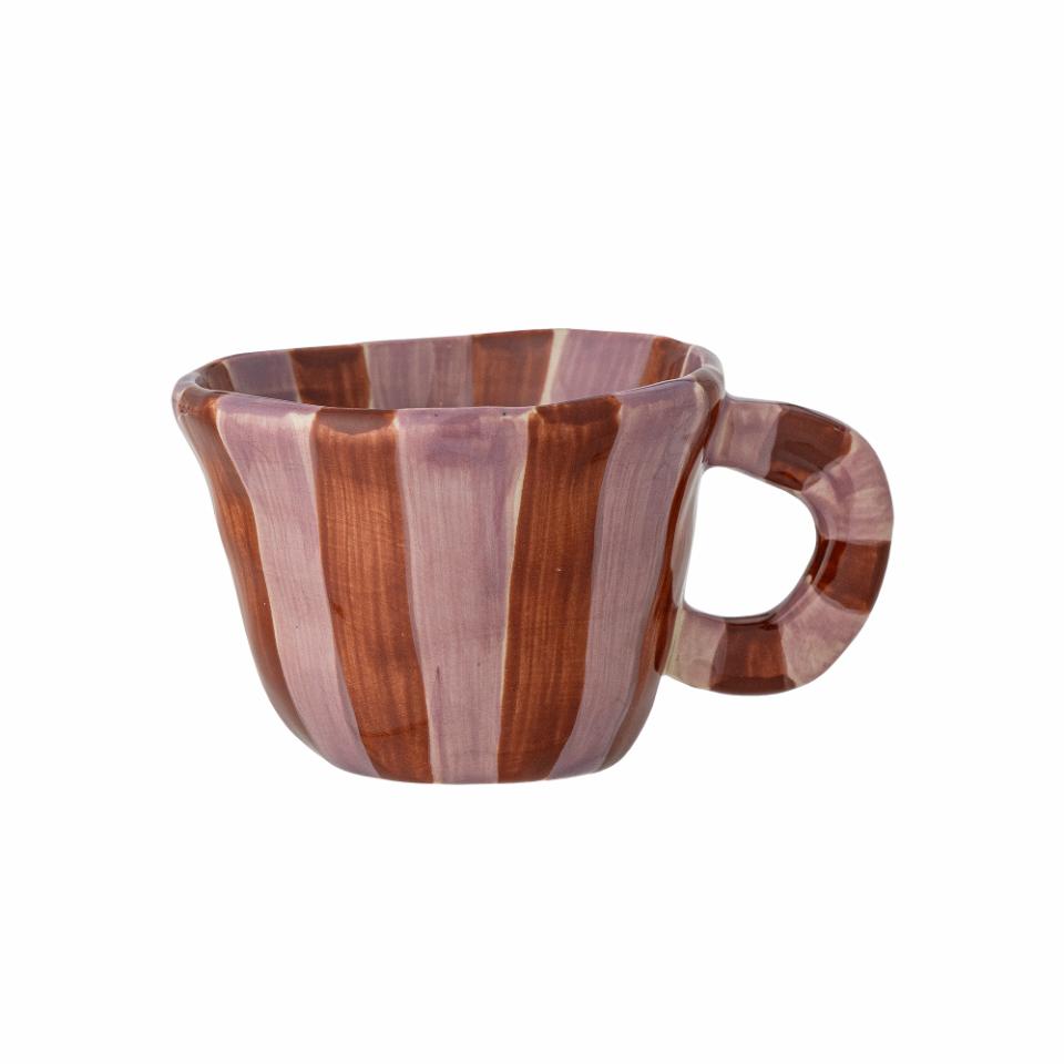 TASSE NINI GESTREIFT ROSA BRAUN