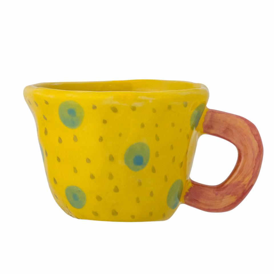 TASSE NINI GEPUNKTET GELB GRÜN