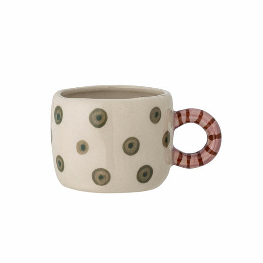 TASSE NINI GEPUNKTET WEISS GRÜN