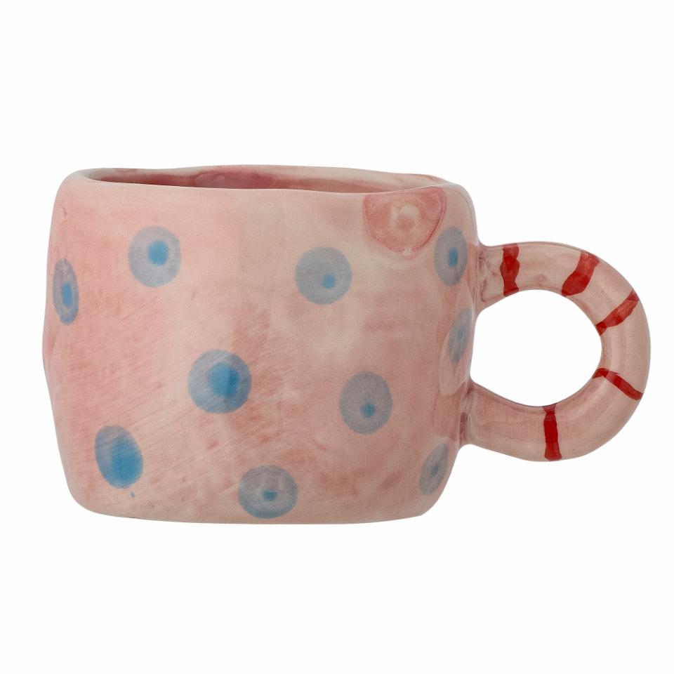 TASSE NINI GEPUNKTET ROSA BLAU