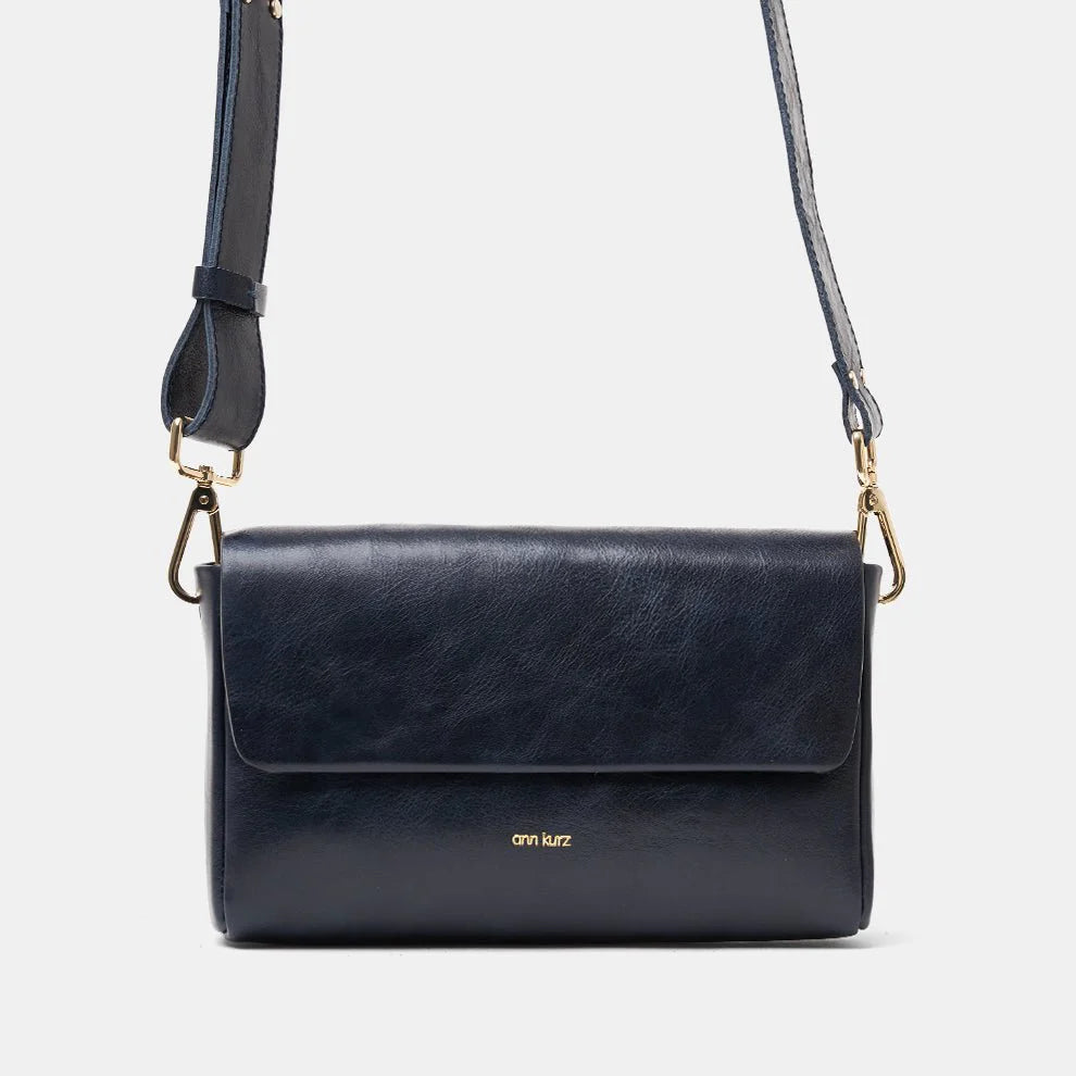 PACK LARGE TASCHE  - SHINY NAPPA NAVY