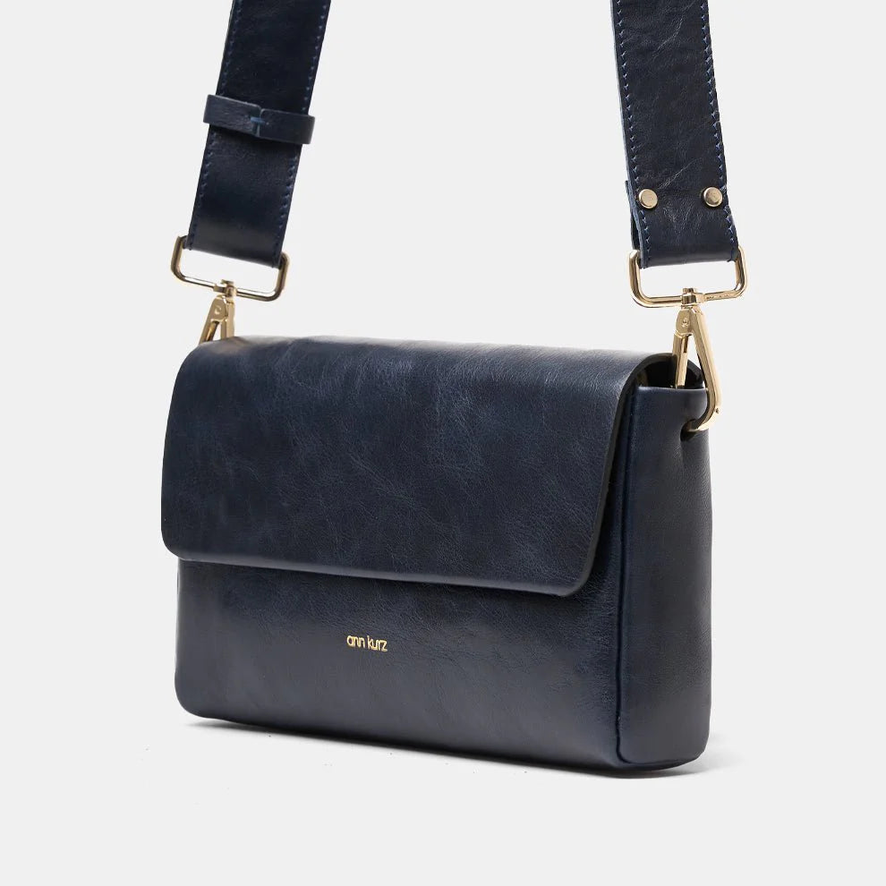 PACK LARGE TASCHE  - SHINY NAPPA NAVY