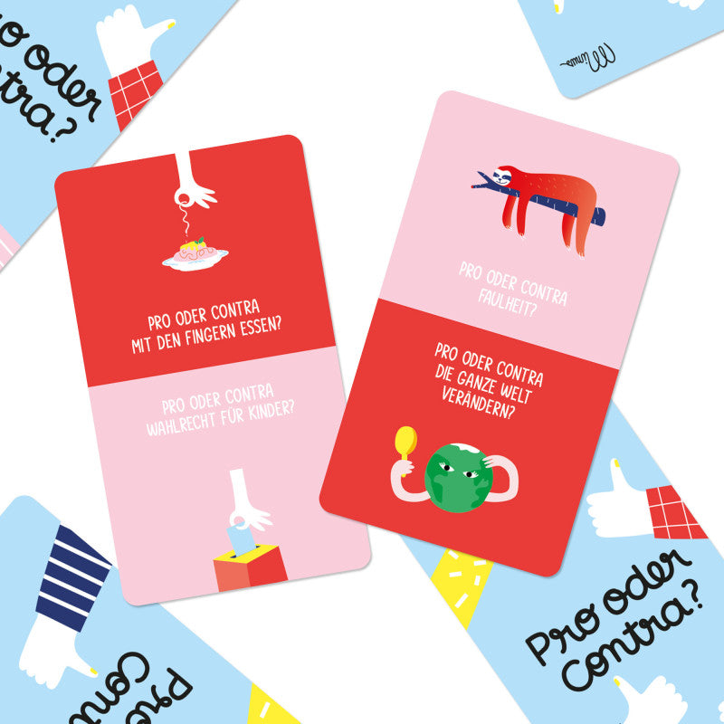 KARTENSPIEL PRO ODER CONTRA?