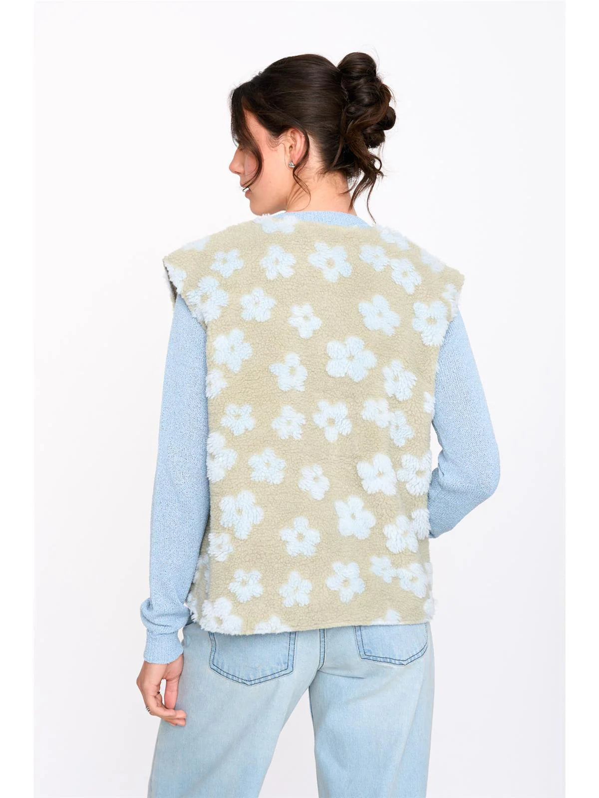 WESTE BLUMEN GRÜN/BLAU