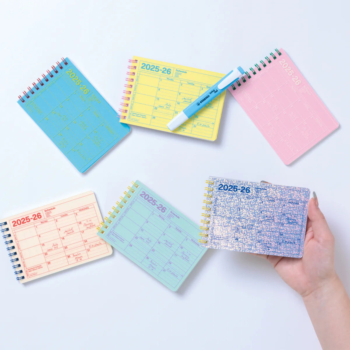 NOTEBOOK CALENDAR 2026 HELLBLAU XS