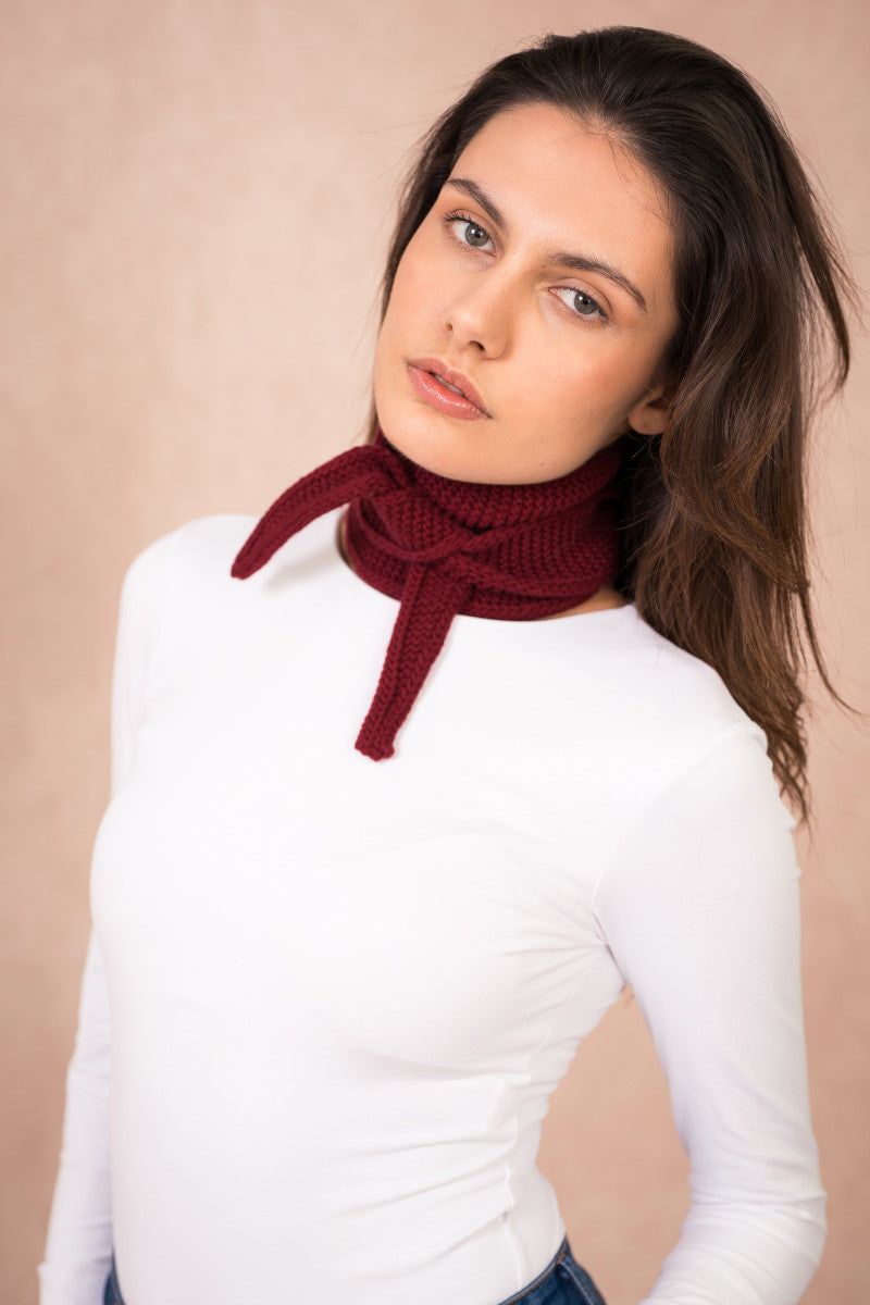 SOPHIE SCHAL WEINROT