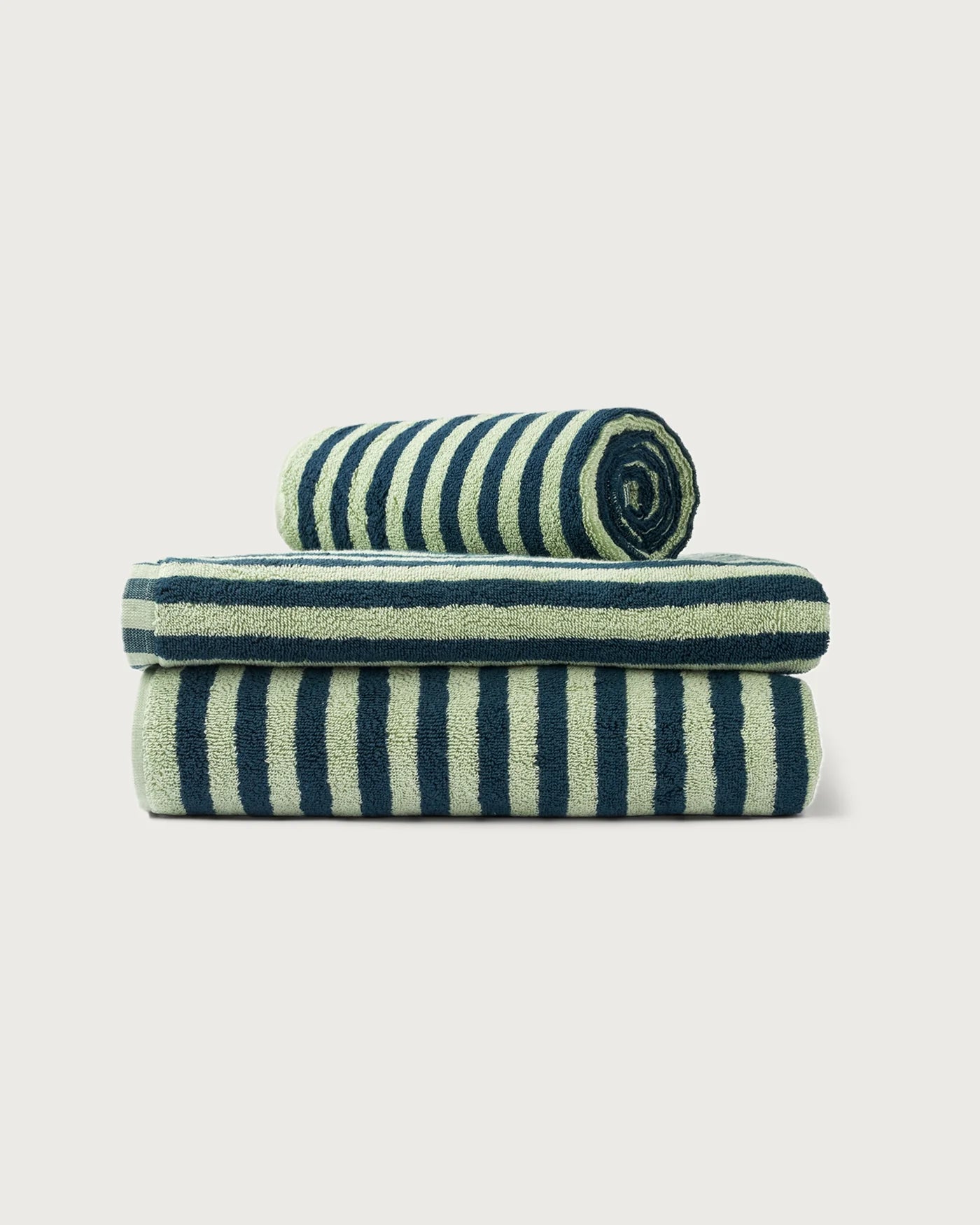HANDTUCH SEA FOAM & DEEP TEAL