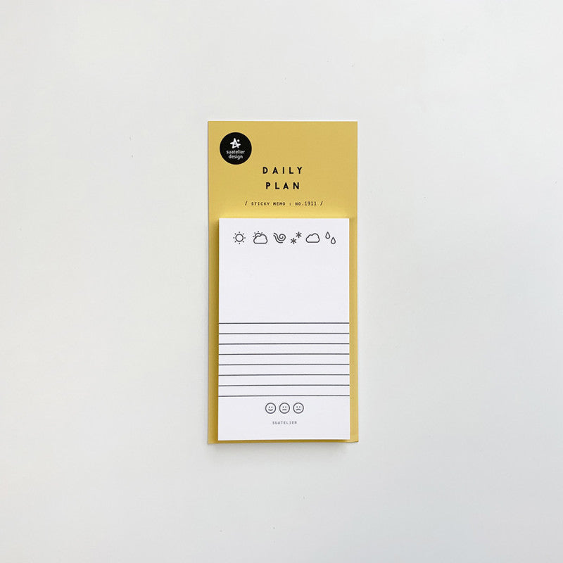 DAILY PLAN / STICKY MEMO