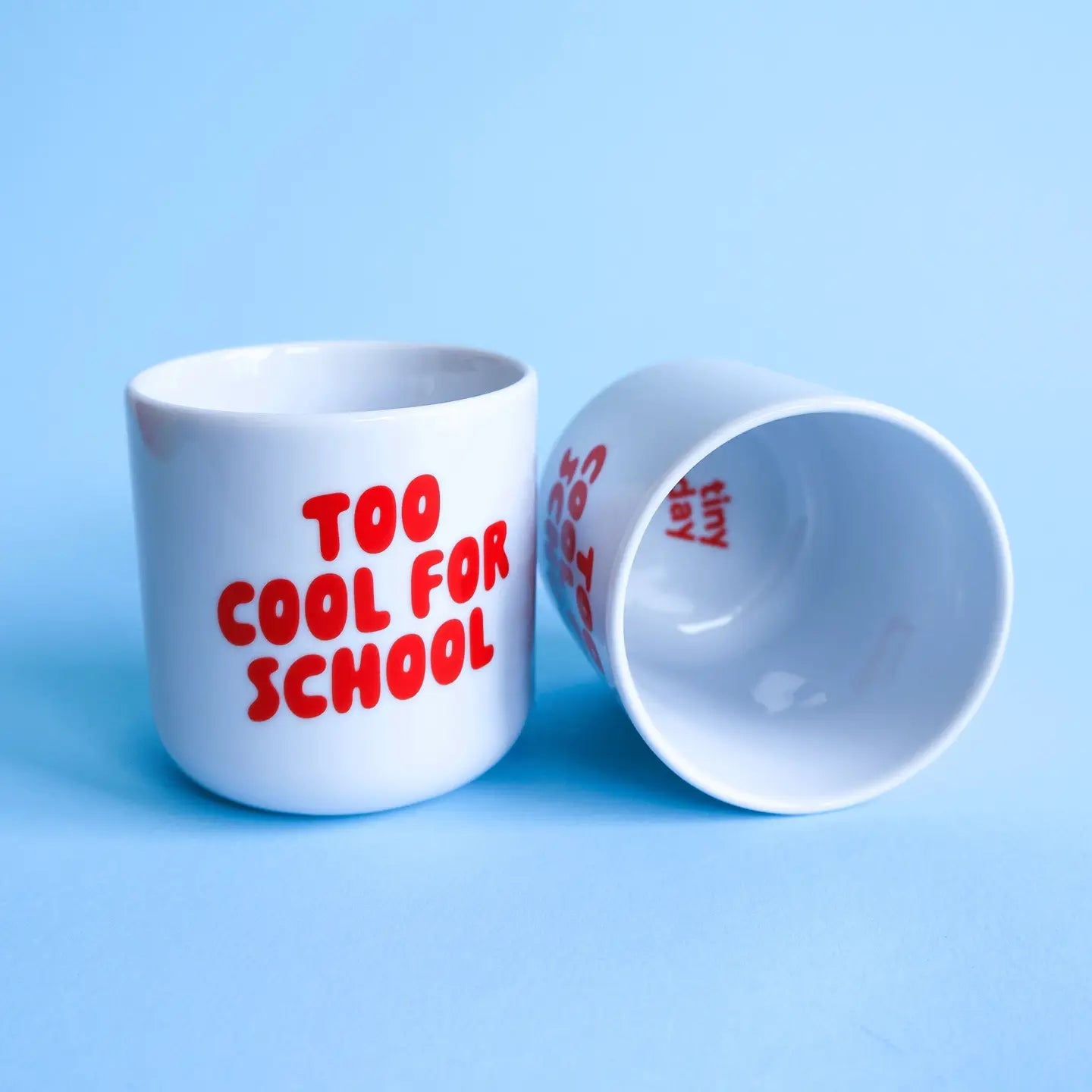 BECHER TOO COOL FOR SCHOOL WEISS ROT